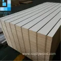 Factory Grooved MDF 18mm Melamine Slot MDF Panel with Aluminum Inserts